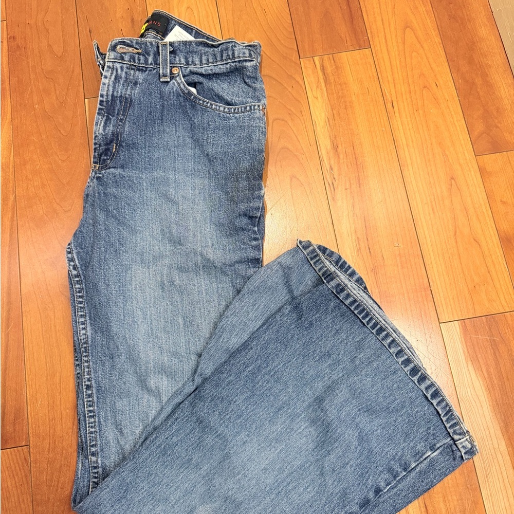 Todd Oldham Blue Denim Bootcut Jeans